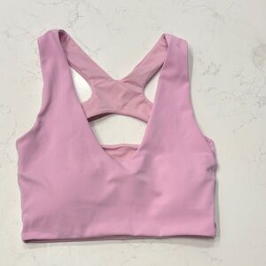 Pink Sports Bra